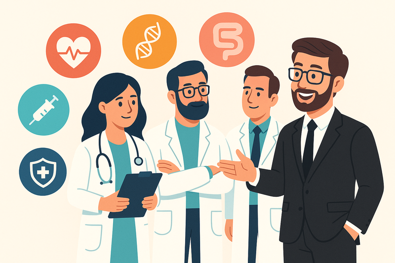 Medical professional in consultation